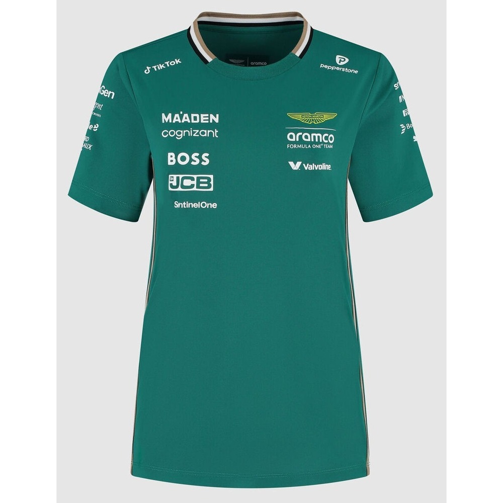 Puma Aramco Women's Aston Martin F1 Team 2025 Replica T-Shirt - Green - XS